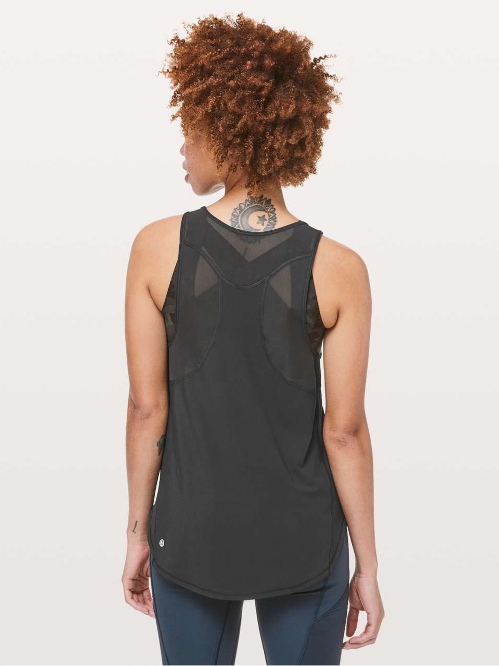 304. Lululemon Sculpt Tank II Black size 8 ptp 15”